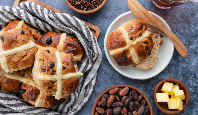 Hot Cross Manuka Buns