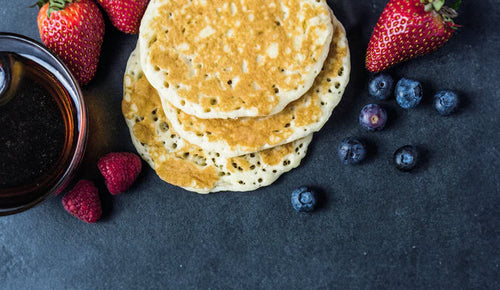 Pancake Perfection: Manuka Honey & Berries